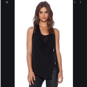 Bailey44 Impossipuzzle Black Zipper Tank (NWT) - M